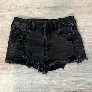 American Eagle Outfitters ripped denim shorts